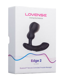 Edge 2 – Verstelbare Dual-motor App-gestuurde Prostaatmassager – Zwart