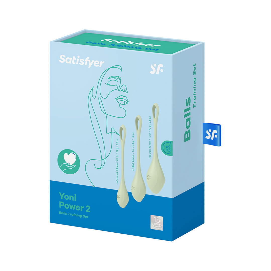 Yoni Power 2 - Kegel Balls Set - Lichtgroen - Afbeelding 2