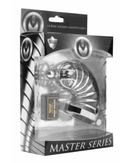 Asylum – Chastity Cage met 6 Ringen – M/L