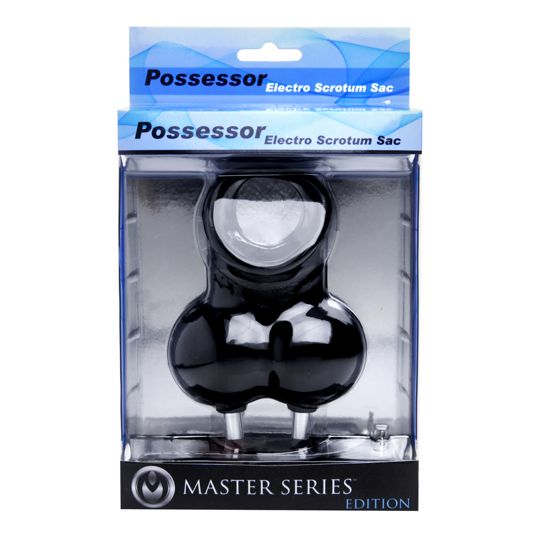 Possessor - Electro Scrotum Sac Cockring met Ballen - Afbeelding 2