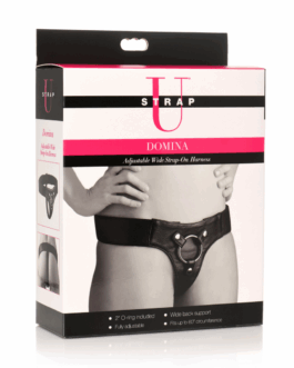 Domina – Brede Riem Strap-On Harnas