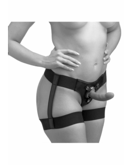 Bardot – Elastische Strap-On Harnas met Dijbanden