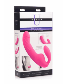 Royal Rider – Vibrerende Silicone Strapless Strap-On