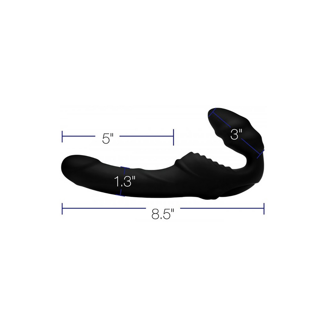 Pro Rider - Vibrerende Siliconen Strapless Strap-On met Afstandsbediening - Afbeelding 6