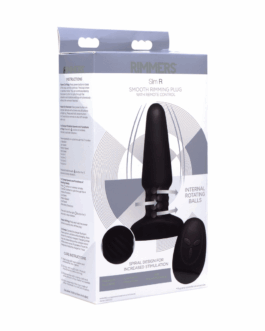 Slim R – Glad Rimming Plug met Afstandsbediening