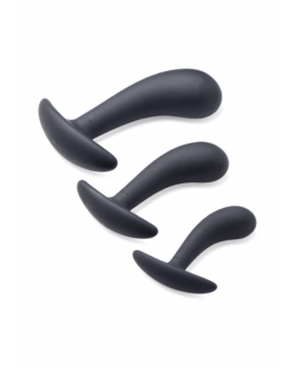 Dark Delights – 3 Delige Gebogen Anale Trainer Set