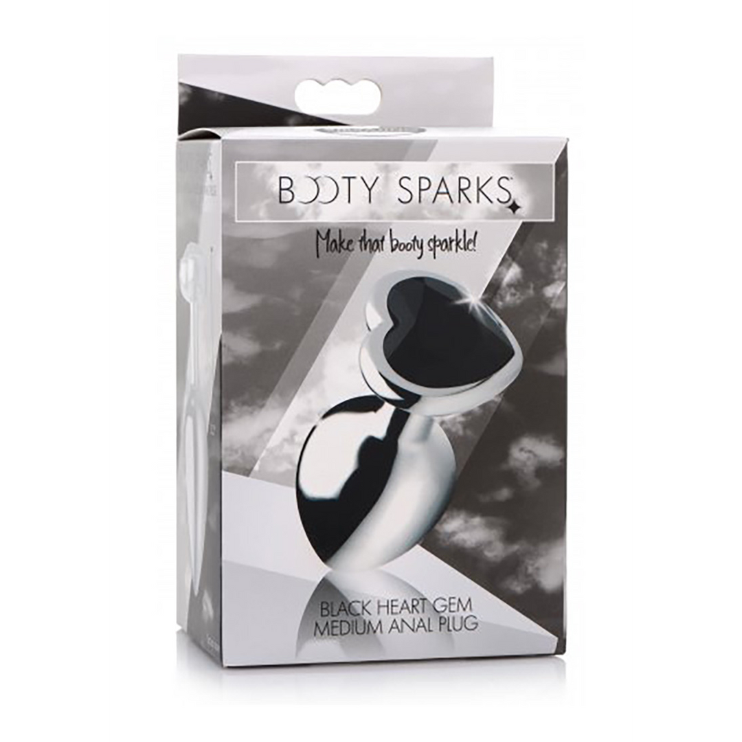 Zwarte Hart - Butt Plug - Medium - Afbeelding 2