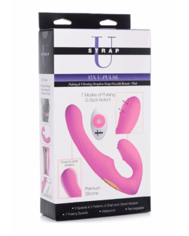 U-Pulse – Siliconen Pulsatie en Vibrerende Strapless Strap-On