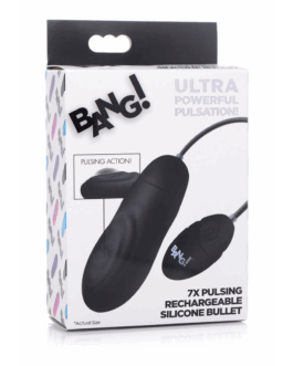 Pulsating Rechargeable Silicone Bullet