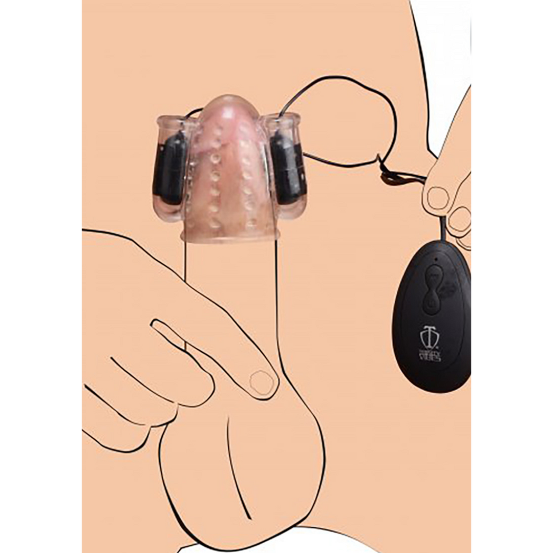 Deluxe Dual Vibrating Head Teaser - Afbeelding 4