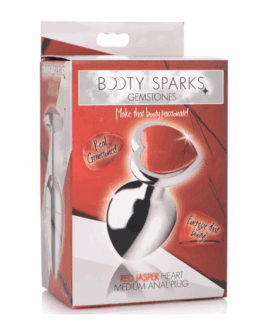 Red Jasper Heart – Butt Plug – Medium