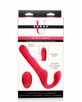 Mighty-Thrust – Duwende en Vibrerende Strapless Strap-On met Afstandsbediening