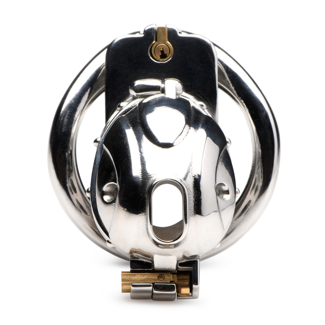 Deluxe Vergrendelbare Chastity Cage - Afbeelding 4