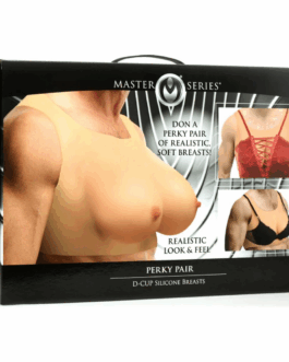 Perky Pair D-Cup Siliconen Borsten – Vlees