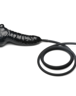 Guzzler – Realistische Penis Sheath met Tube – Zwart