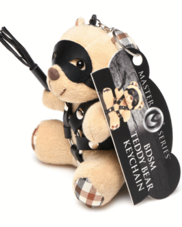 BDSM Teddy Bear Sleutelhanger – Tan