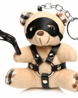 BDSM Teddy Bear Sleutelhanger – Tan