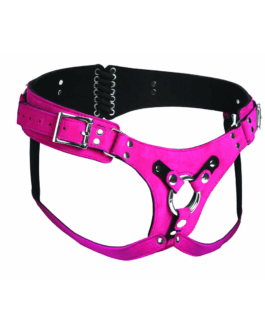 Bodice Deluxe – Leren Korset Harnas – Paars