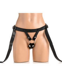 Velvet Kiss Strap-On Harnas – Zwart