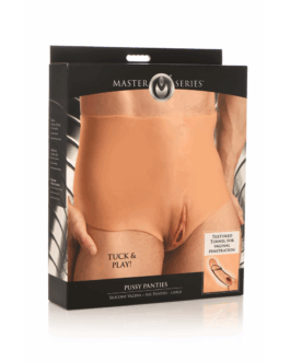 Pussy Panties – Siliconen Vagina en Ass Panties – L