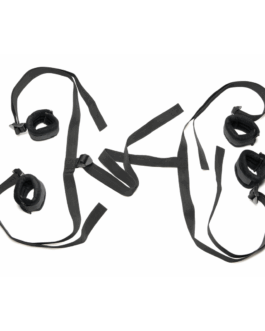 Lover’s Bed Restraint System – Zwart