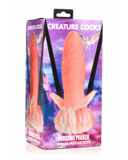 Pegasus – Pecker Winged Silicone Dildo – Roze