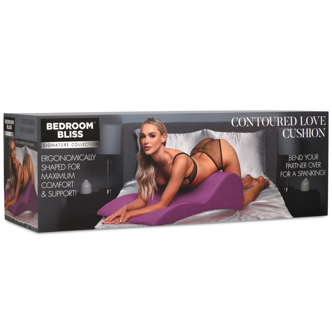 Gecontourde Love Cushion - Paars - Afbeelding 2