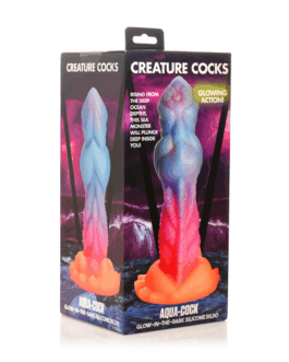 Aqua Cock – Glow-in-the-Dark Siliconen Dildo