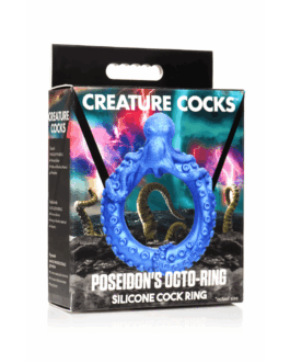 Poseidon’s Octo-Ring – Siliconen Cockring – Blauw