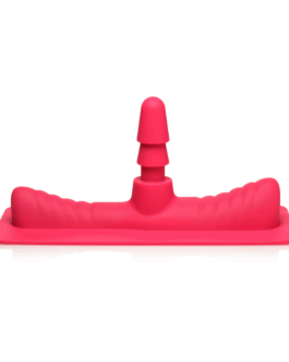 Zadeladapter met Dildo – Roze/Vleeskleur