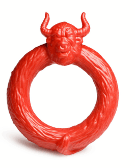 Beast Mode – Siliconen Cockring – Rood
