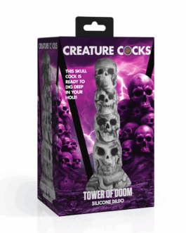 Tower of Doom – Siliconen Dildo – Grijs