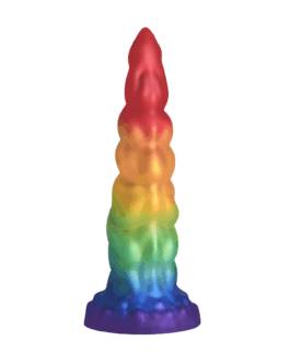 Magic Rider – Eenhoorn Silicone Dildo – Regenboog