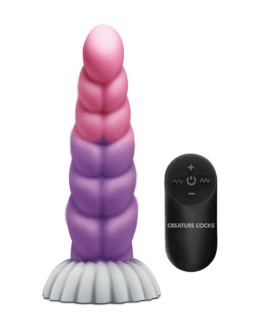 Cloud Rider – Vibrerende Eenhoorn Siliconen Dildo – Paars/Roze