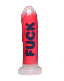 FUCK – Siliconen Dildo – Rood