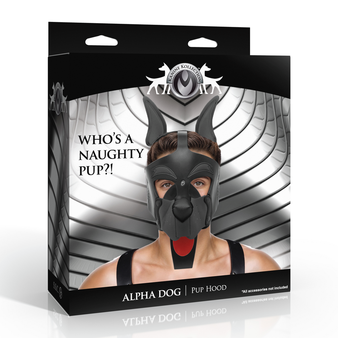 Alpha Dog - Pup Hood - Zwart - Afbeelding 2
