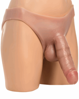 Stealth Hollow Siliconen Strap-On Harnas – 8 / 20 cm