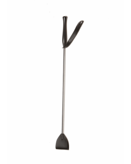 Zweep met brede punt