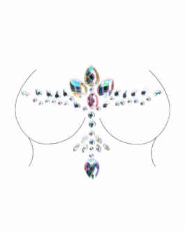 Stralende Cleavage Bling Sticker
