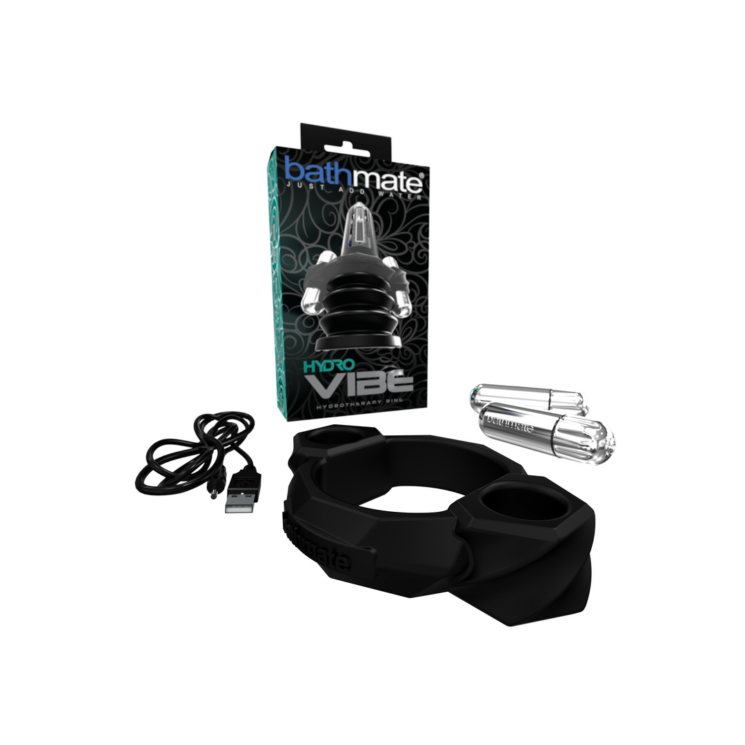 Vibe - Hydro - Vibrerende Penis Pomp Ring - Zwart - Afbeelding 2