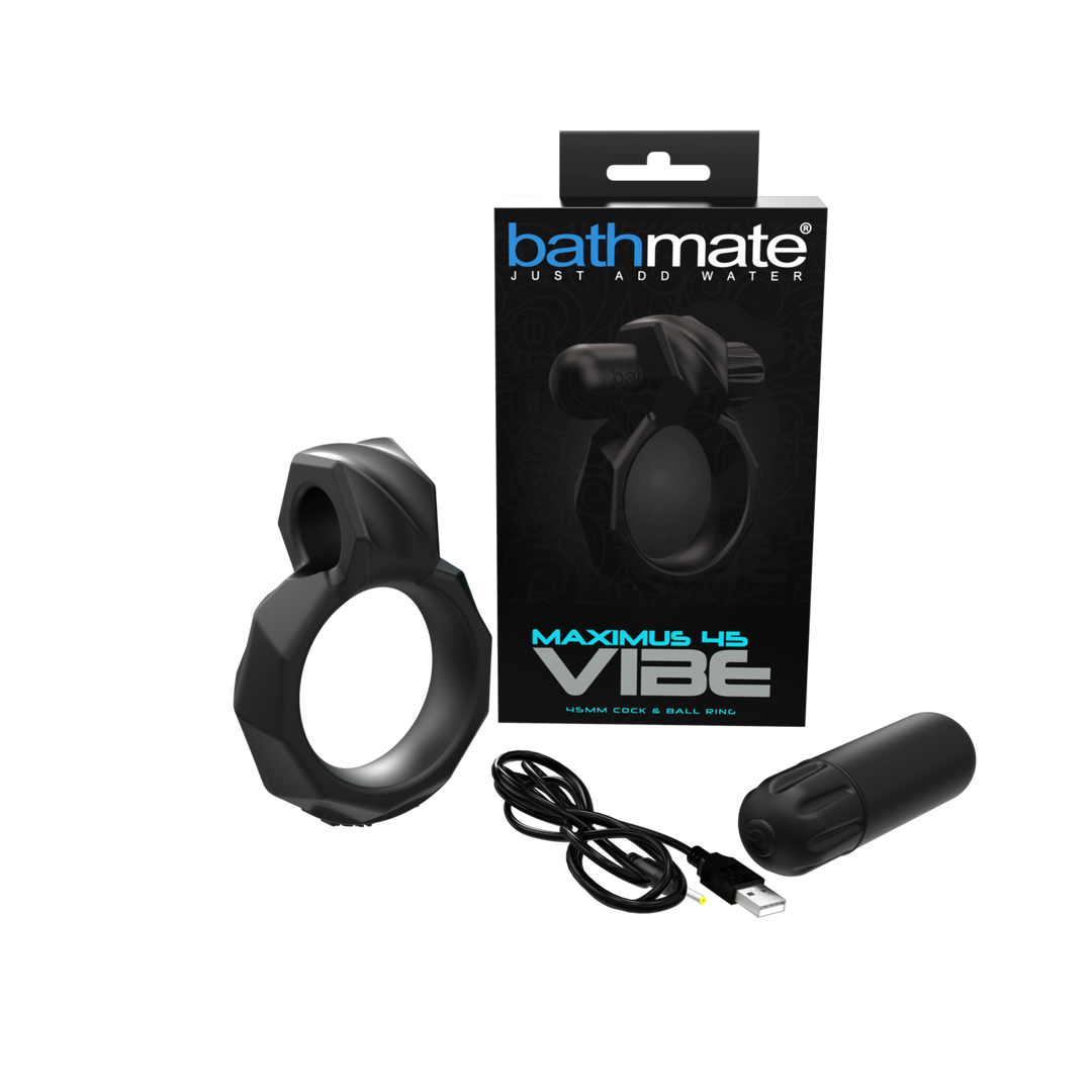Vibe - Maximus 45 - Vibrerende Ballstrap en Cockring - 1,77 / 4,5 cm - Afbeelding 2