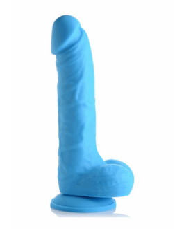 Siliconen Dildo met Ballen – 7 / 18 cm