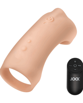 Vibrerende Siliconen Penis Sleeve – Licht