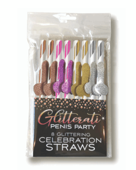 Glitterati – Penis Party Cocktail Rietjes
