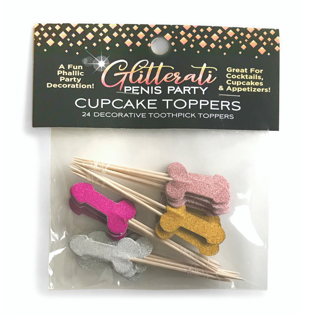 Glitterati - Penis Cupcake Set - Afbeelding 2