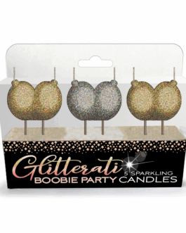 Glitterati – Boobie Kaars Set