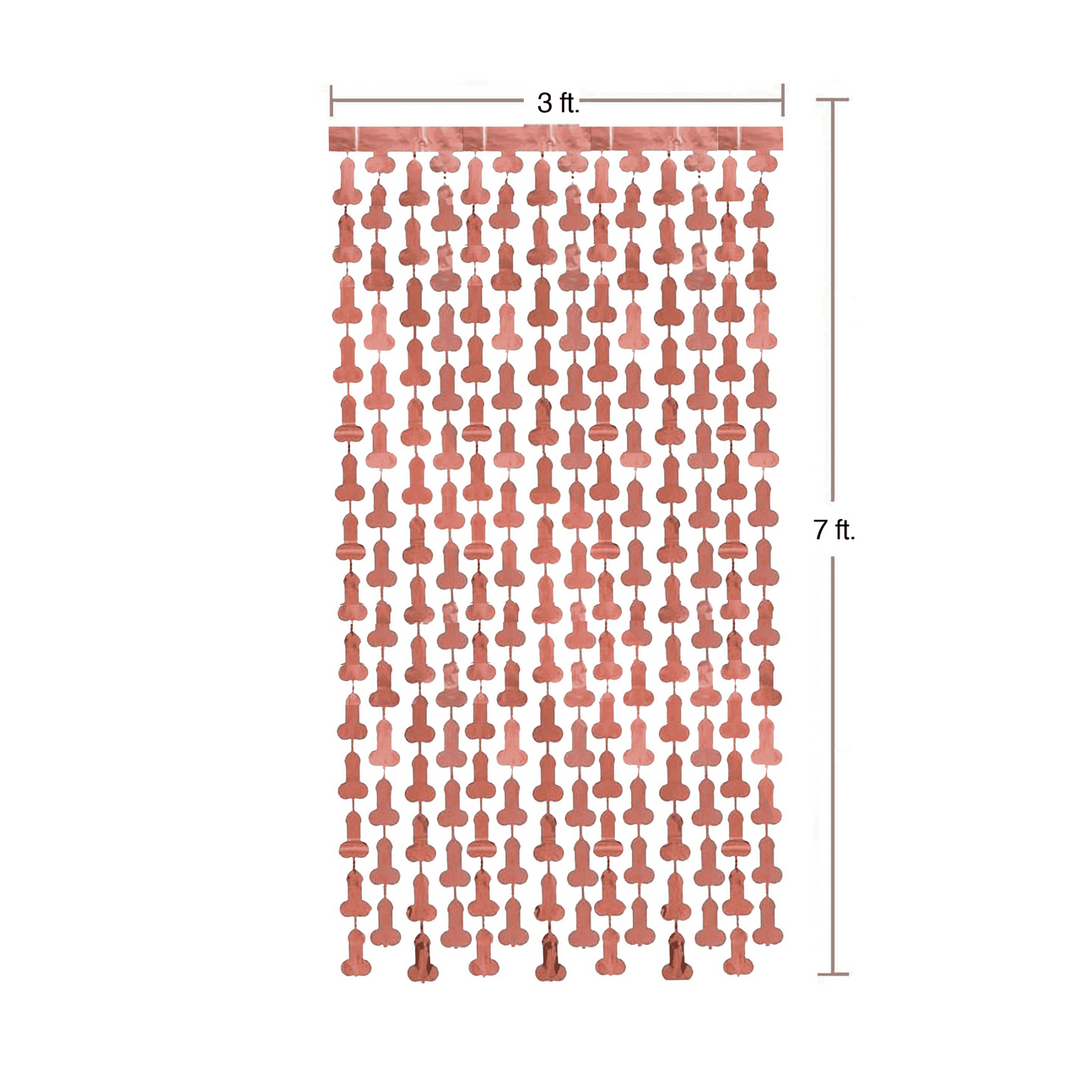 Glitterati - Penis Foil Gordijn - Set van 2 - Afbeelding 3