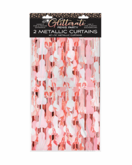 Glitterati – Penis Foil Gordijn – Set van 2