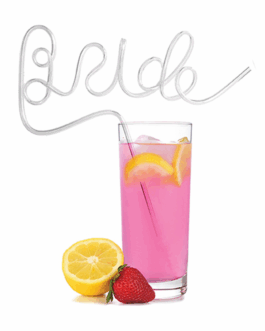 Glitterati – Bruid Rietje – Wit