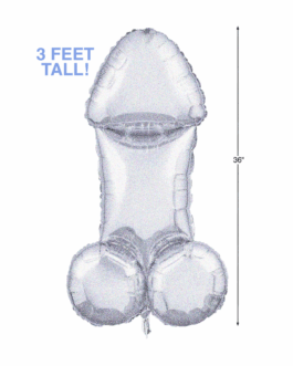 Glitterati – Disco Penis 3ft Mylar Ballonnen